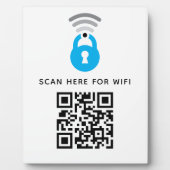WiFi QR Code Scan om zelfklevende verbinding te ma Fotoplaat (Voorkant)