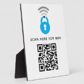 WiFi QR Code Scan om zelfklevende verbinding te ma Fotoplaat (Zijkant)