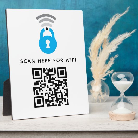 WiFi QR Code Scan om zelfklevende verbinding te ma Fotoplaat (Zijkant)