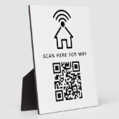 WiFi QR Code Scan om zelfklevende verbinding te ma Fotoplaat (Zijkant)