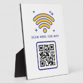 Wifi QR-code scannen om zelfklevend te verbinden Fotoplaat (Zijkant)