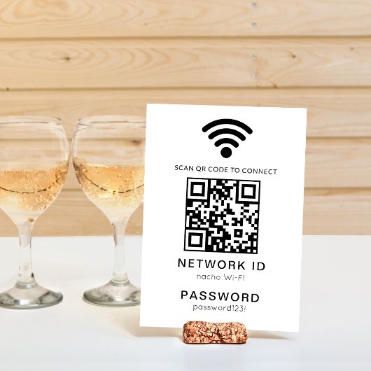 WiFi QR Code Scanner Gast WiFi Wachtwoord Kaart