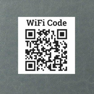 WiFi QR Code Sticker