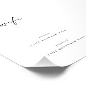 Wifi Sign. for Guest Room 4x6 Framable Foto Afdruk (Hoek)