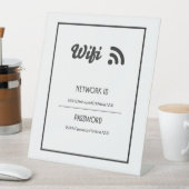 Wifi Sign. Reclamebord Met Voetstuk (Insitu)