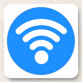 Wifi-symbool Drankjes Onderzetter (Voorkant)