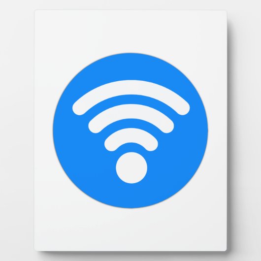 Wifi-symbool Fotoplaat (Voorkant)