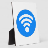 Wifi-symbool Fotoplaat (Zijkant)