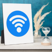 Wifi-symbool Fotoplaat (Zijkant)