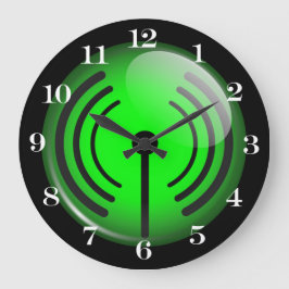 WiFi-symbool Grote Klok