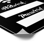 WiFi-teken Poster (Hoek)