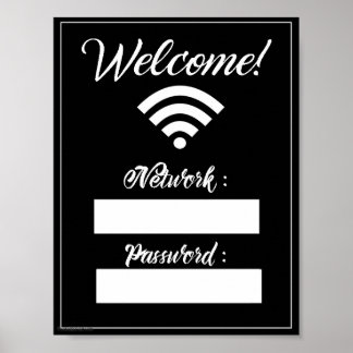 WiFi-teken Poster