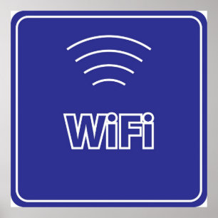 WiFi-teken Poster