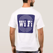 wifi-teken t-shirt (Achterkant)