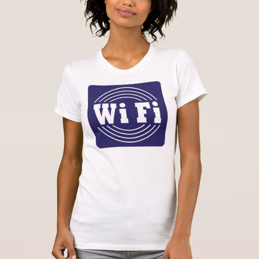 wifi-teken t-shirt (Voorkant)