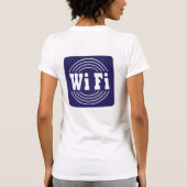 wifi-teken t-shirt (Achterkant)