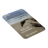 WiFi-toegangscode Strandhuis Kusthuis Magneet (Rechterzijde)