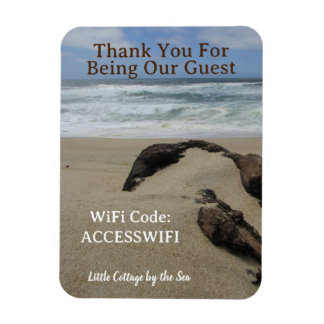 WiFi-toegangscode Strandhuis Kusthuis Magneet