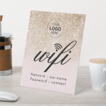 WiFi Wachtwoord Code Zakelijk Logo