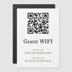 Wifi Wachtwoord en Netwerk Gepersonaliseerde QR Co