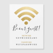Wifi wachtwoord en netwerk op maat (Voorkant)