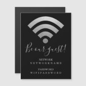 Wifi wachtwoord en netwerk op maat (Voorkant / Achterkant)