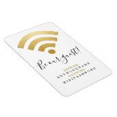 Wifi wachtwoord en netwerk op maat magneet (Rechterzijde)