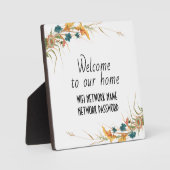 WiFi-wachtwoord Fotoplaat (Voorkant)