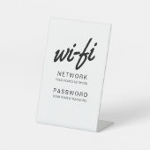 WiFi-wachtwoord Koelkast Reclamebord Met Voetstuk (Voorkant)