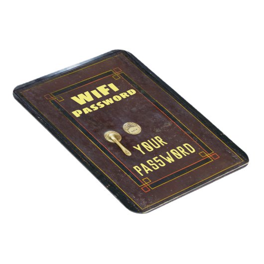 WiFi-wachtwoord Magneet (Rechterzijde)