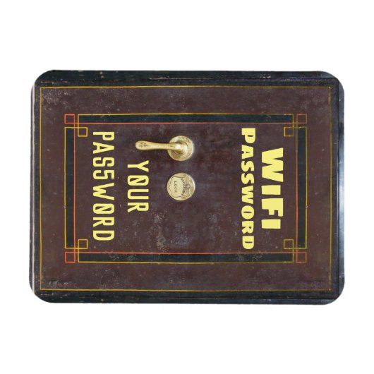 WiFi-wachtwoord Magneet (Horizontaal)