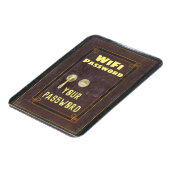 WiFi-wachtwoord Magneet (Linkerzijde)