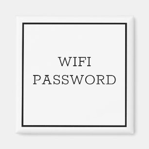 WIFI-WACHTWOORD Magnet