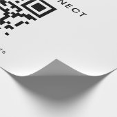 Wifi Wachtwoord | QR Code Scan om te Verbinden Cadeaupapier (Hoek)