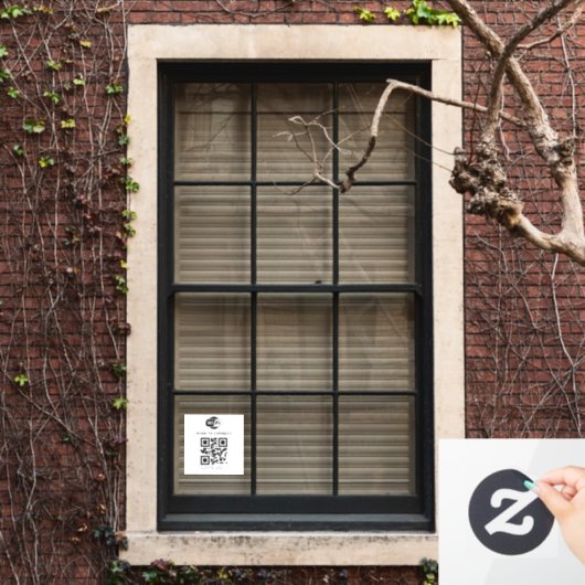 Wifi Wachtwoord | QR Code Scan om te Verbinden Raamsticker (Huis Raam)