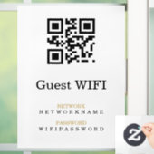 Wifi Wachtwoord | QR Code Scan om te Verbinden Raamsticker (Huis)