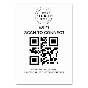 WiFi-wachtwoord   QR-codescan om verbinding te mak Kaart