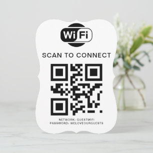 WiFi-wachtwoord QR-codescan om verbinding te mak Kaart