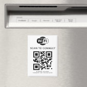 WiFi-wachtwoord | QR-codescan om verbinding te mak Magneet (Insitu (Vaatwasser))