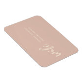 WIFI Wachtwoord Sign Beige Blush Magneet (Rechterzijde)