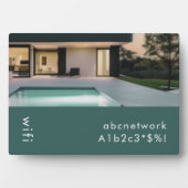 Wifi Wachtwoord Sign Foto Fotoplaat (voorkant)