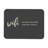 WIFI Wachtwoord Teken Magneet (Horizontaal)