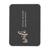 WIFI Wachtwoord Teken Magneet (Verticaal)