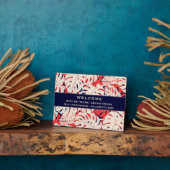 Wifi Wachtwoordcode | Tropische palmbladplak Fotoplaat (Zijkant)