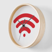 WiFi wandklok (Hoek)