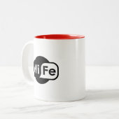 WiFi - WiFi Parody Tweekleurige Koffiemok (Voorkant links)