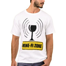 WiFi-zone Funny Wine Glass WiFi Waves