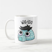 Wig-loo Funny Igloo Pun Koffiemok (Links)