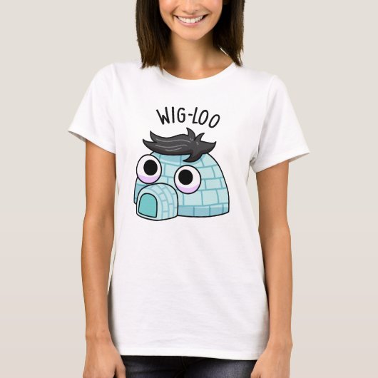 Wig-loo Grappige Iglo Grappenmakerij  T-shirt (Voorkant)