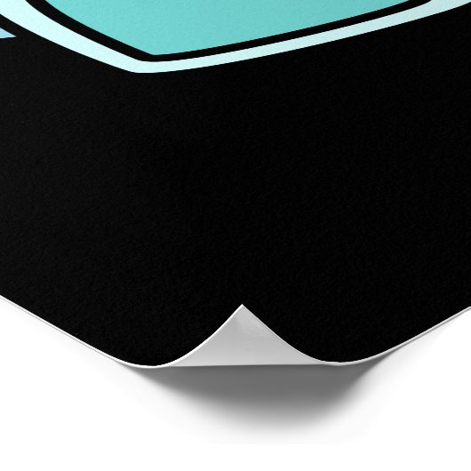 Wig-loo Grappige Iglo Punt Donkere BG Poster (Hoek)